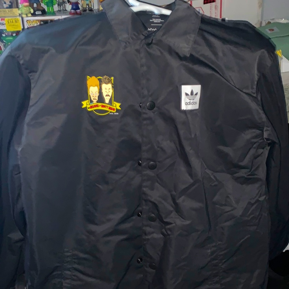 Medium size Adidas sb mtv Bevis And Butthead jacket